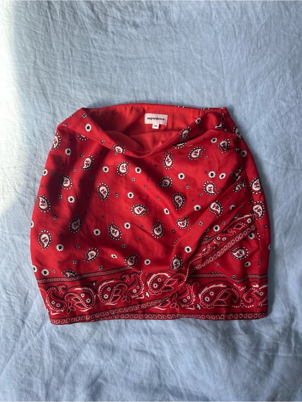 Super down mini skirt NWOT